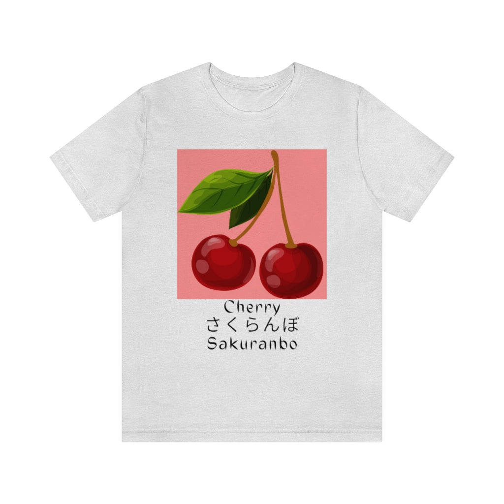 Cherry Sakuranbo Unisex Jersey Short Sleeve Tee