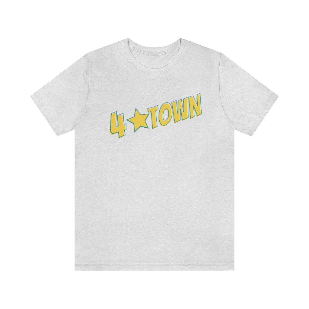 4 Town Unisex Jersey Short Sleeve Tee Four Town with Star
