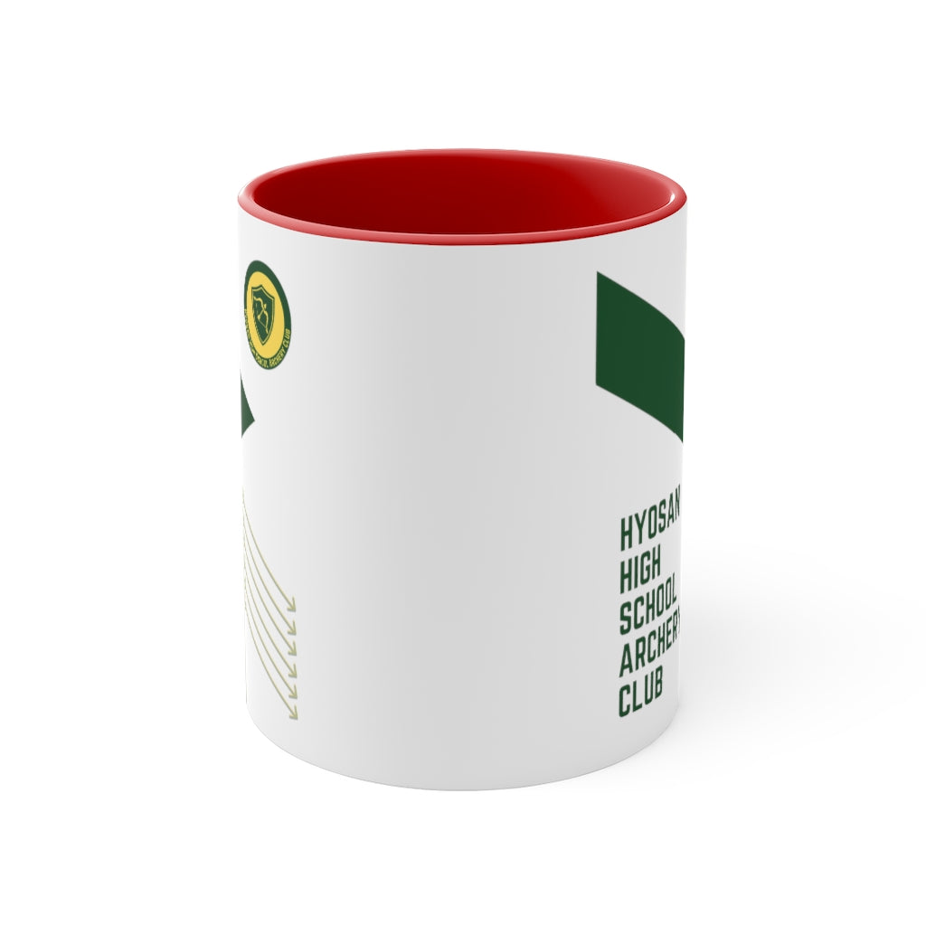 Hyosan High School Archery Club Accent Coffee Mug, 11oz