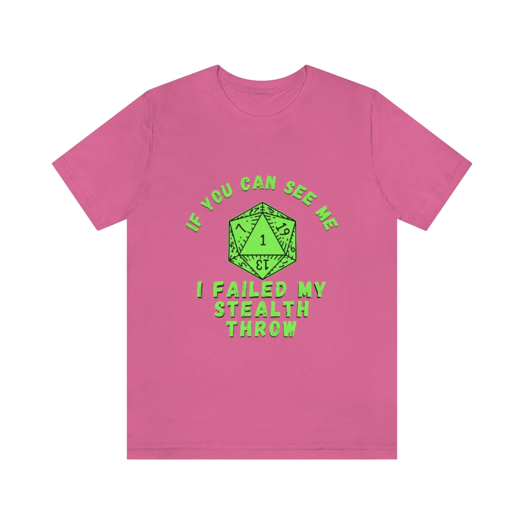 Failed Stealth Throw Unisex Jersey Short Sleeve Tee