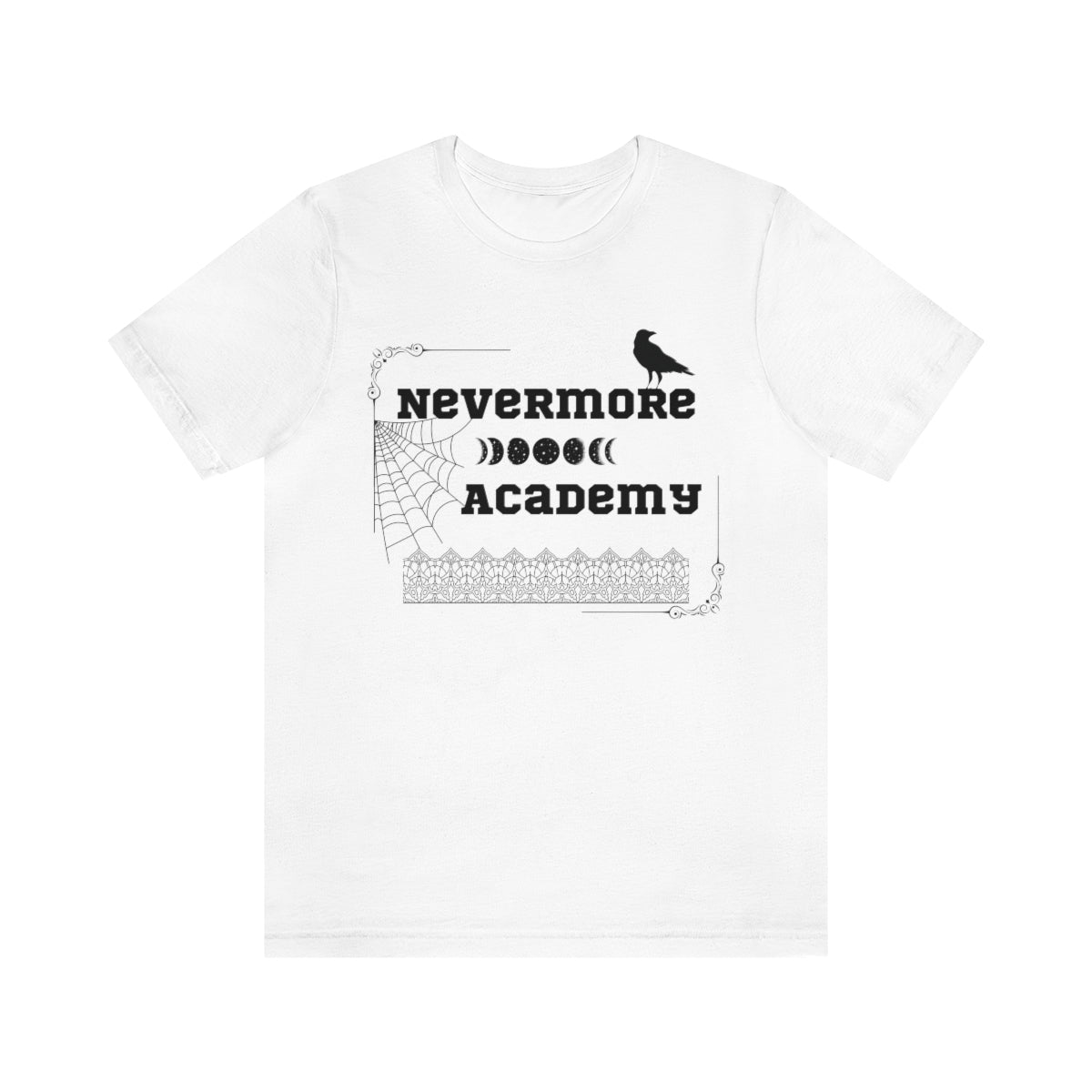 Nevermore Academy Unisex Jersey Short Sleeve Tee