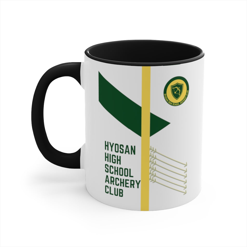 Hyosan High School Archery Club Accent Coffee Mug, 11oz