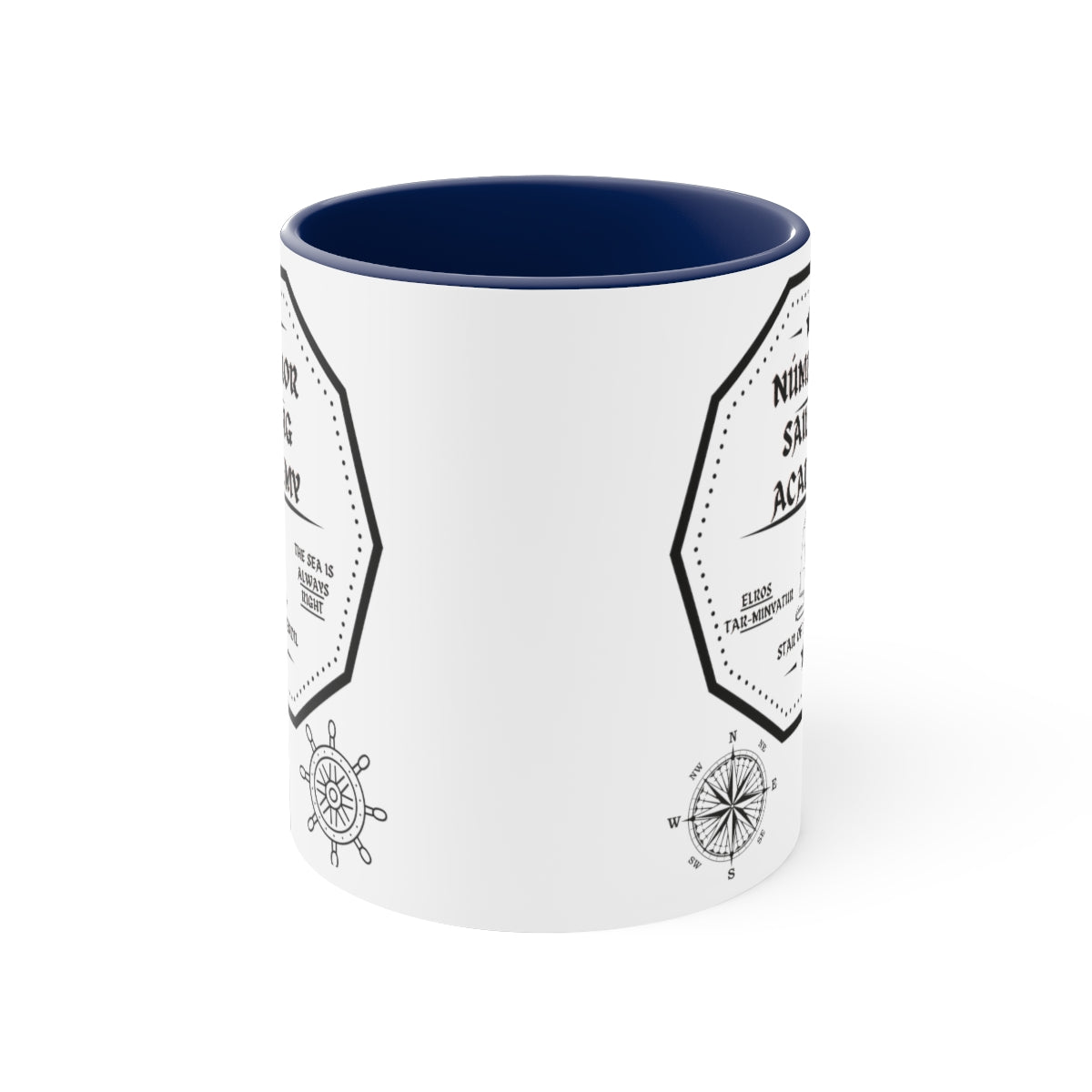 Numenor Sailing Academy Accent Coffee Mug, 11oz