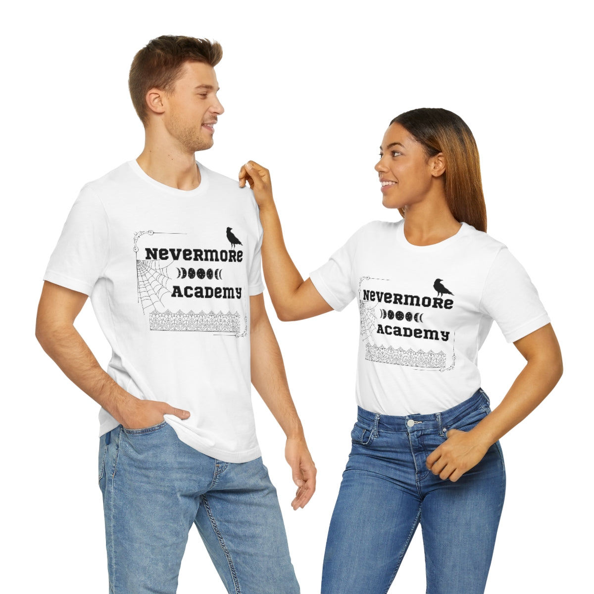 Nevermore Academy Unisex Jersey Short Sleeve Tee