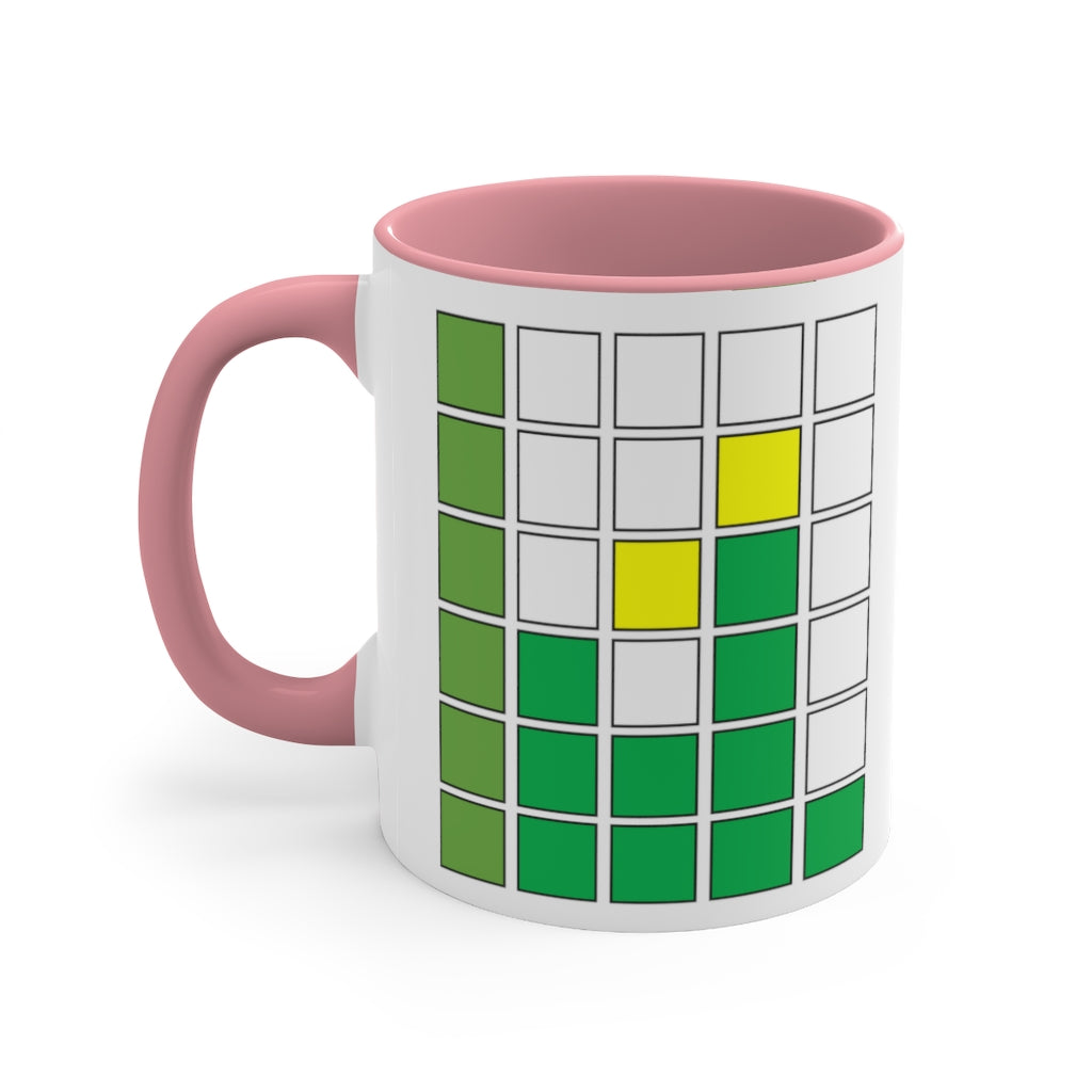 Daily Funny Gift Accent Coffee Mug, 11oz Inspired by Wordle