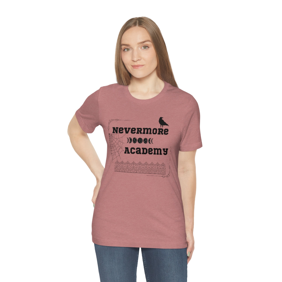 Nevermore Academy Unisex Jersey Short Sleeve Tee