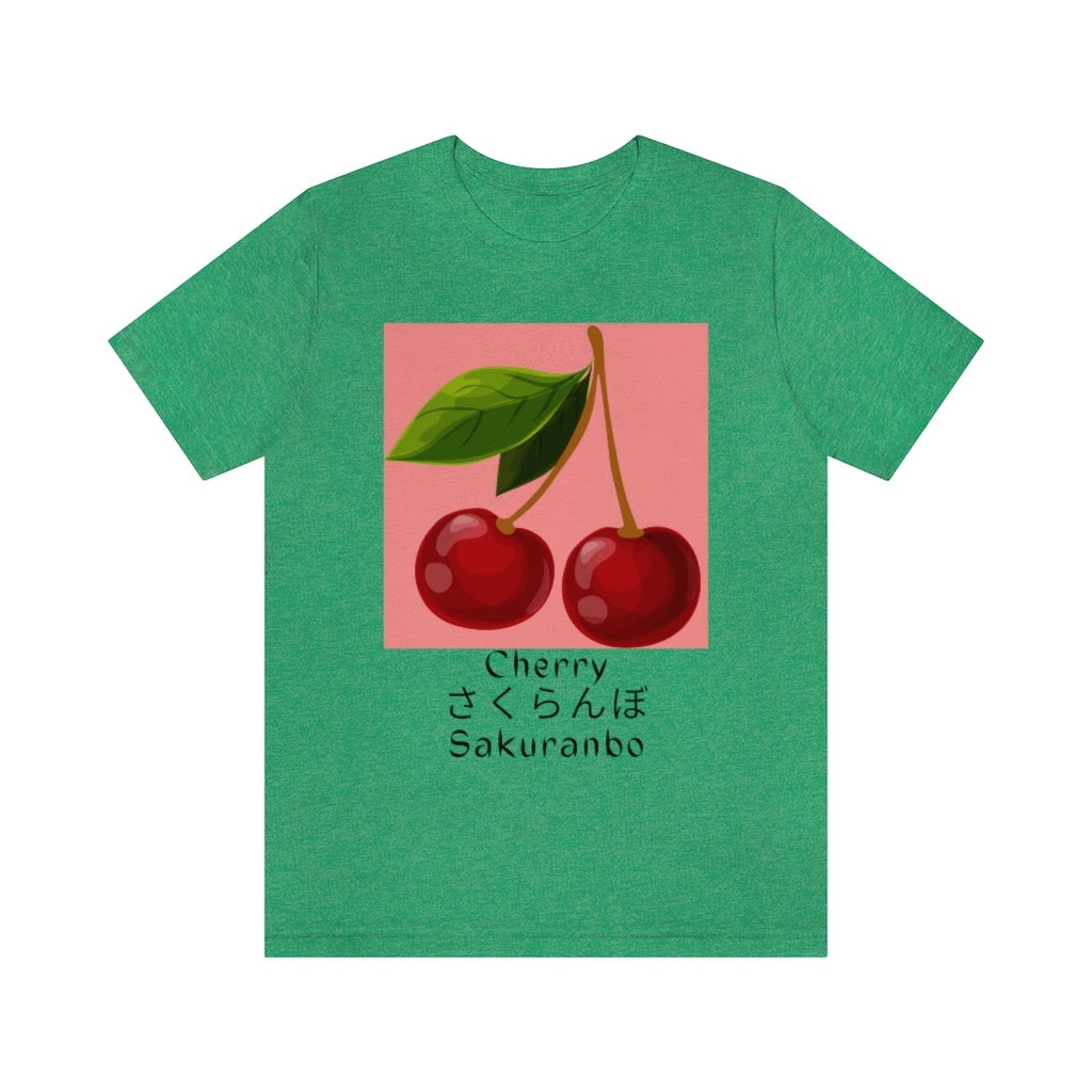 Cherry Sakuranbo Unisex Jersey Short Sleeve Tee