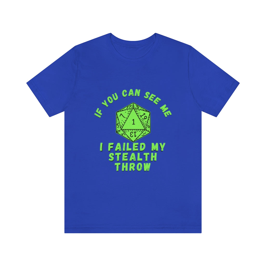 Failed Stealth Throw Unisex Jersey Short Sleeve Tee