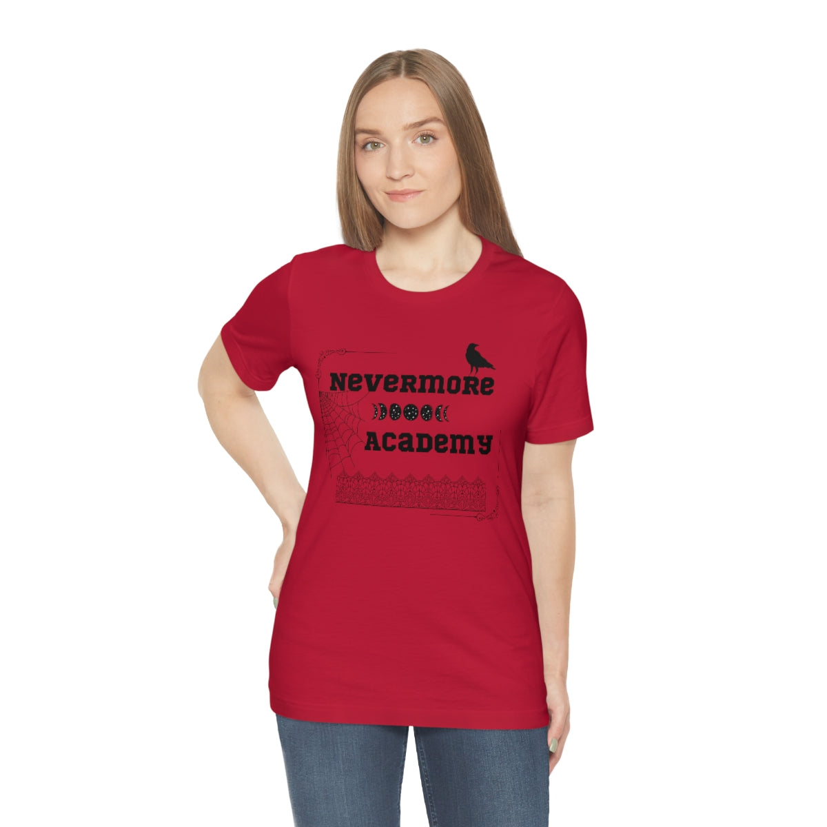 Nevermore Academy Unisex Jersey Short Sleeve Tee