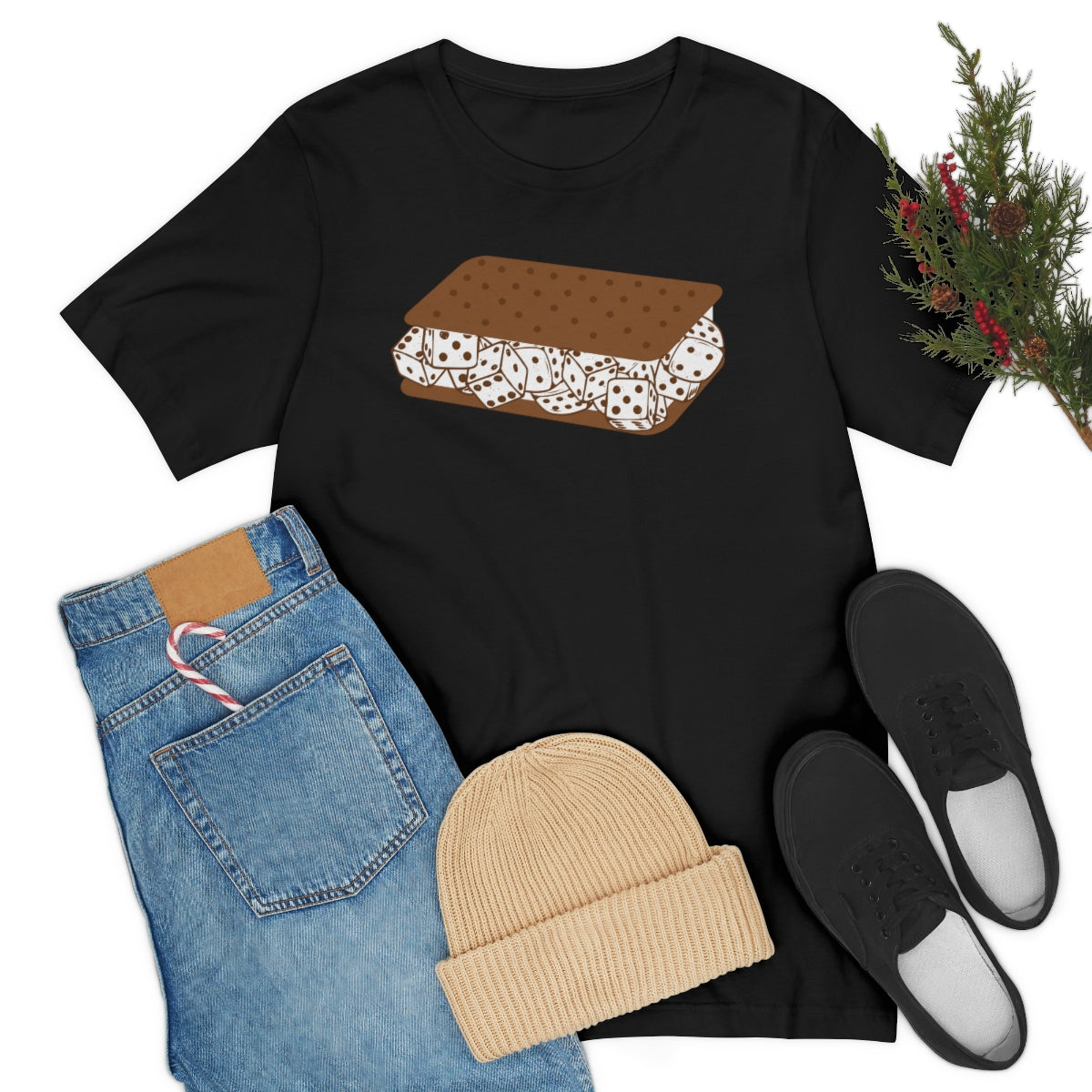 Dice Cream Sandwich Unisex Jersey Short Sleeve Tee