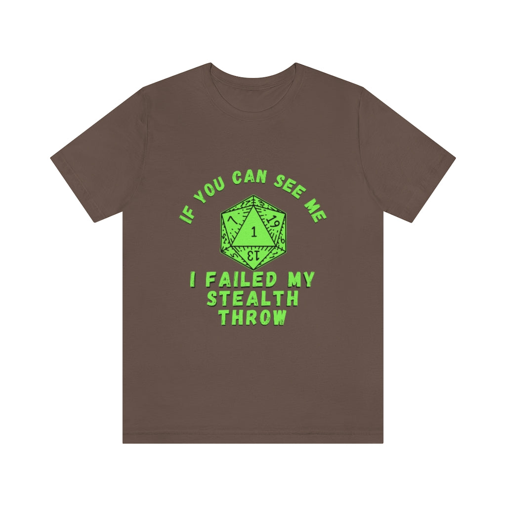 Failed Stealth Throw Unisex Jersey Short Sleeve Tee