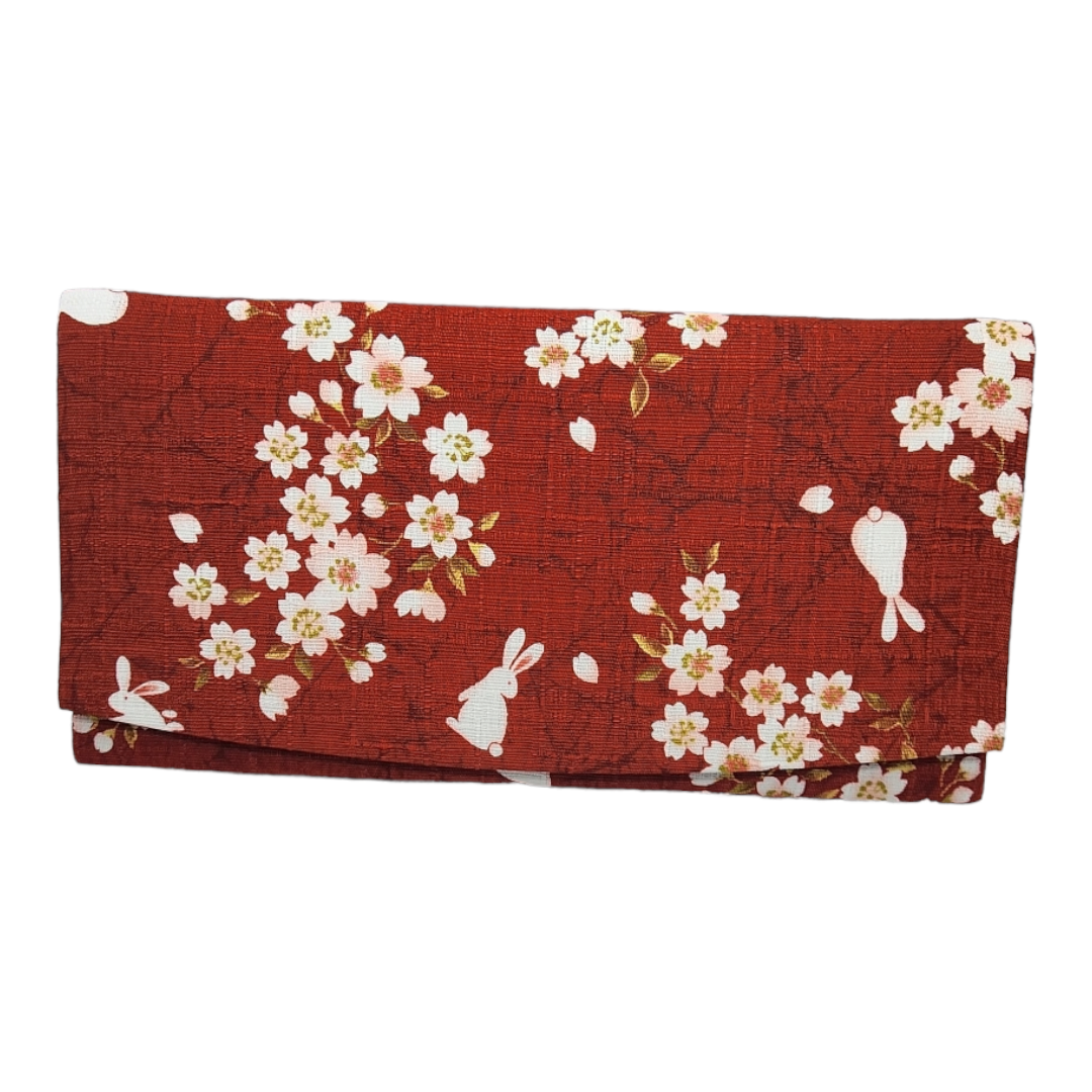 Made in Japan Sakura Rabbit Wallet - Red