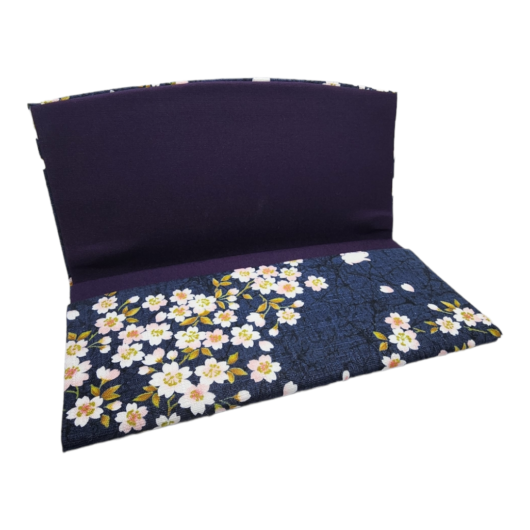 Made in Japan Sakura Rabbit Wallet - Navy Blue