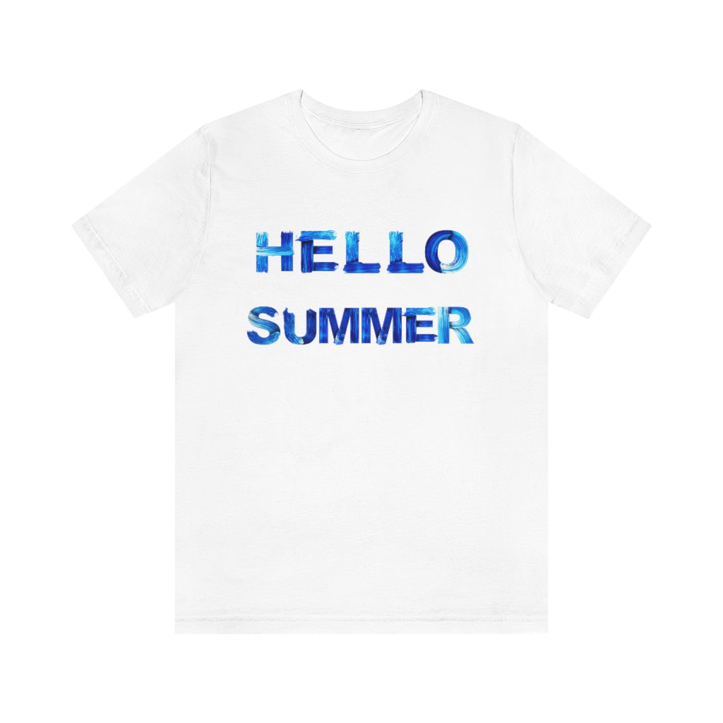 Hello Summer Unisex Jersey Short Sleeve Tee