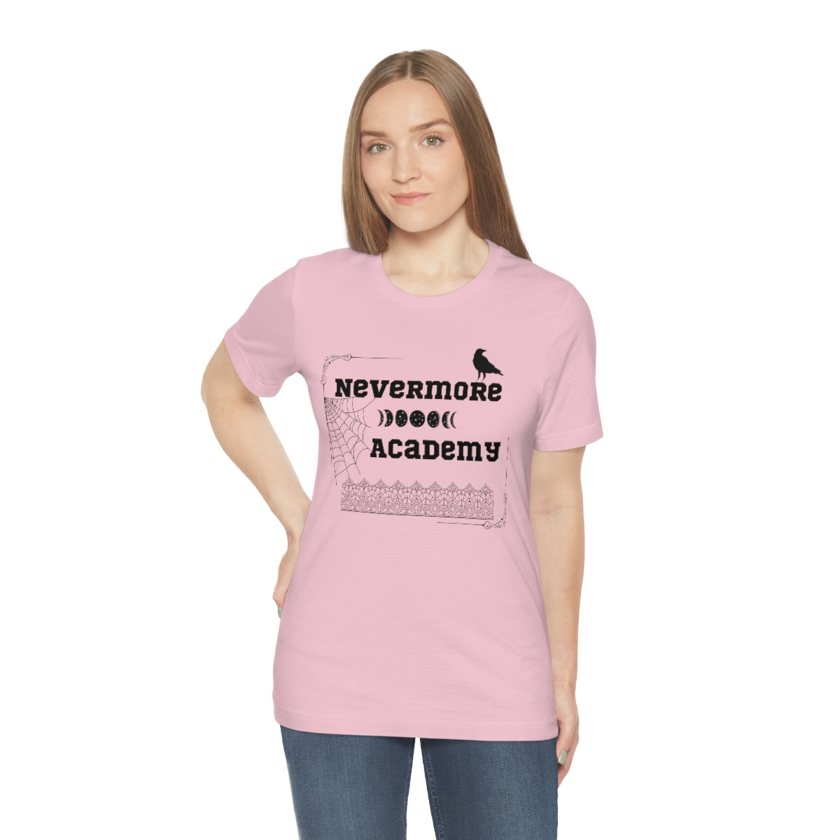 Nevermore Academy Unisex Jersey Short Sleeve Tee