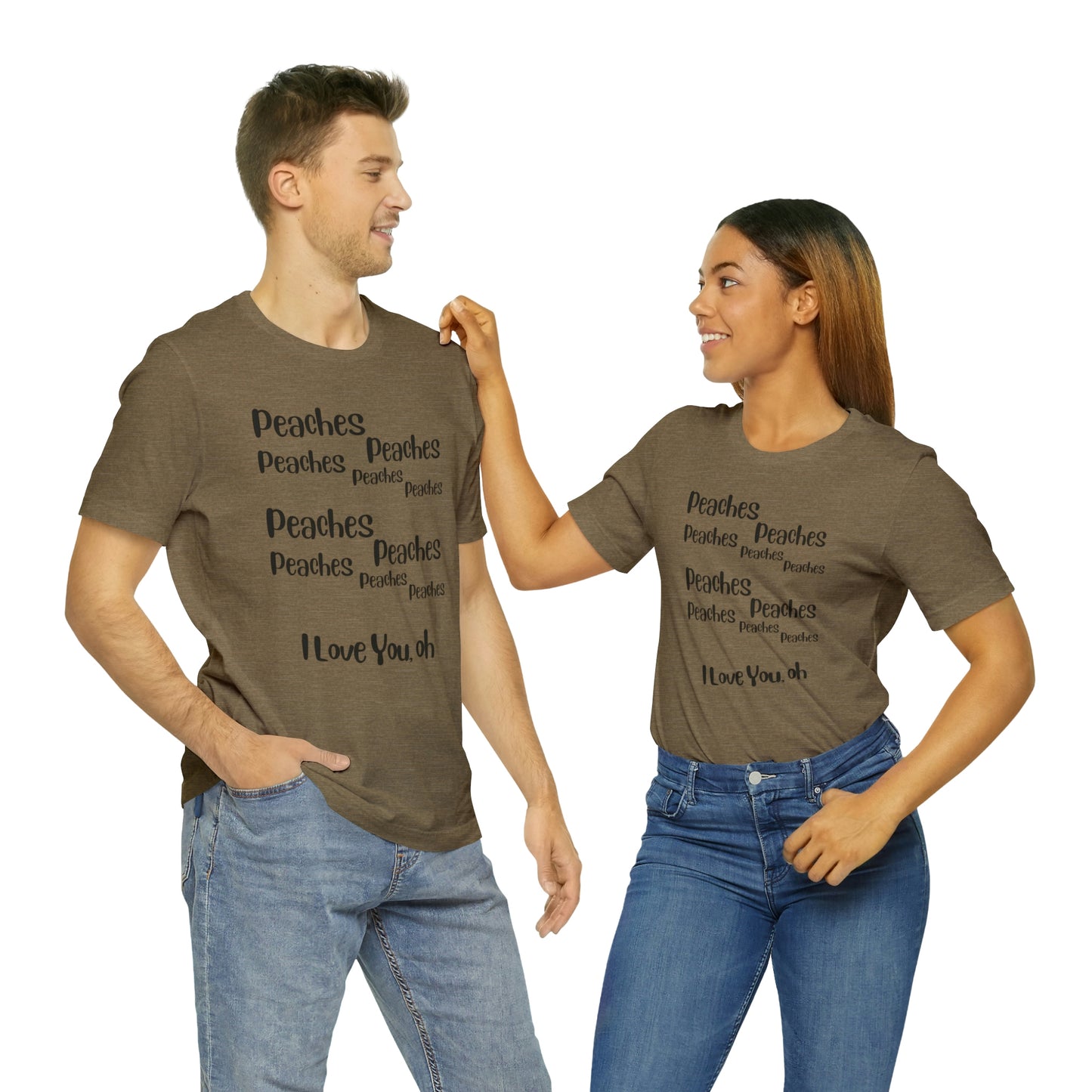 Peaches Unisex Jersey Short Sleeve Tee