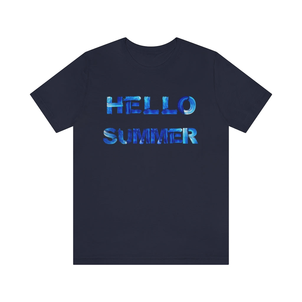 Hello Summer Unisex Jersey Short Sleeve Tee