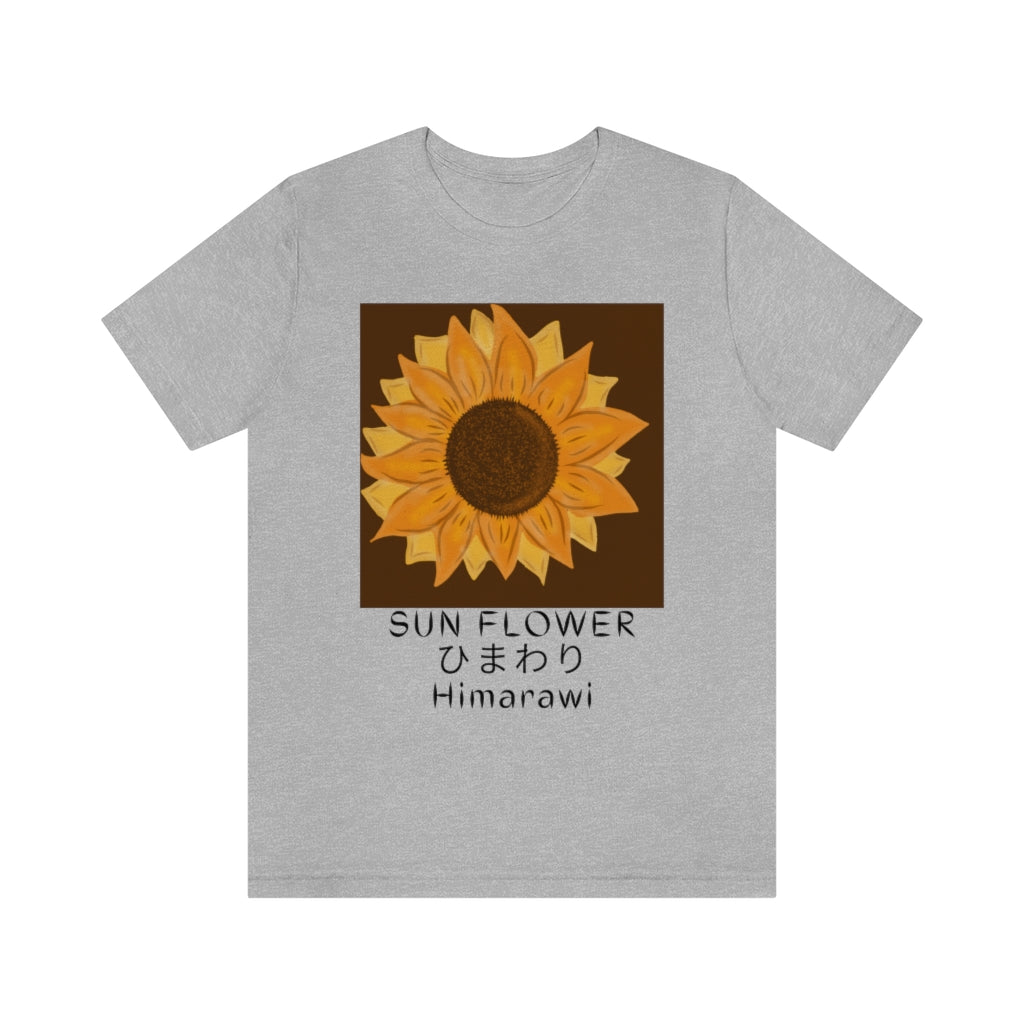 Sunflower Himawari Unisex Jersey Short Sleeve Tee
