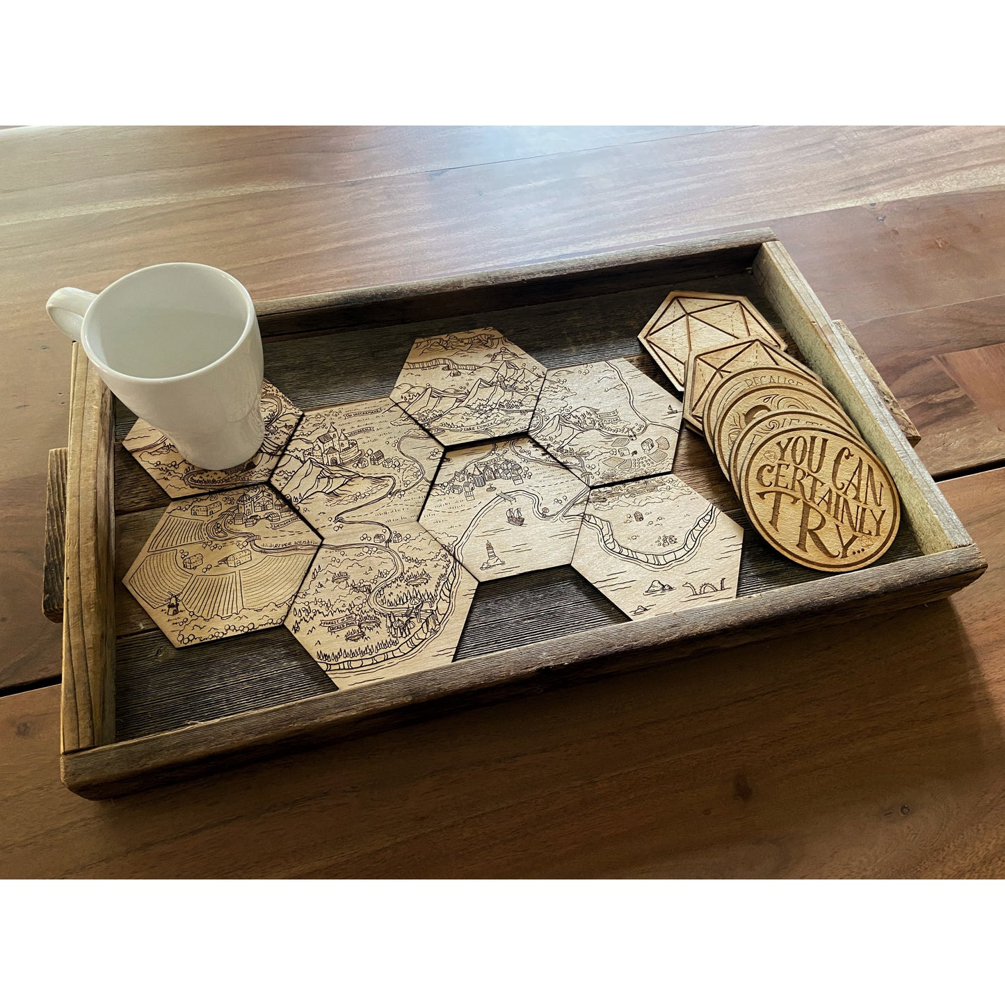 Storymakers Trading Co. Fantasy Coaster Set - 8-Pack