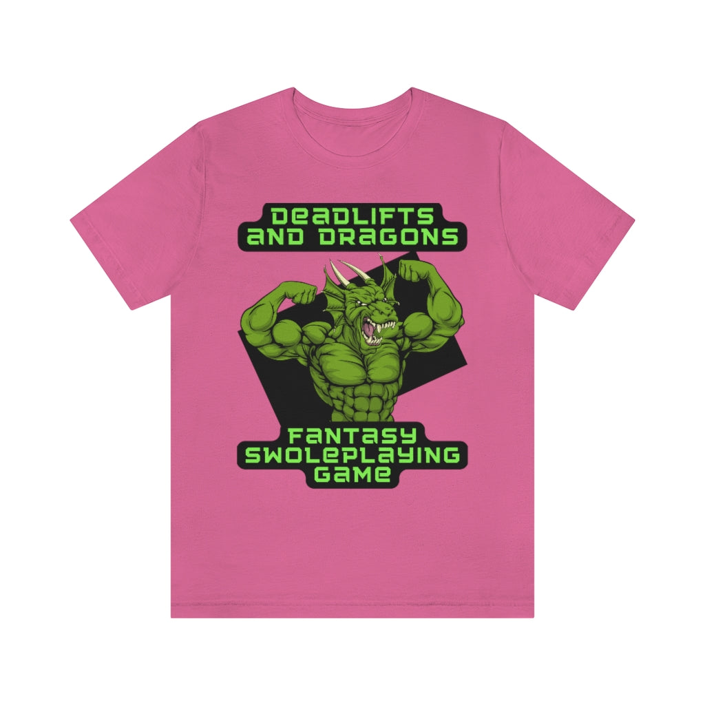 Deadlifts and Dragons Unisex Jersey Short Sleeve Tee