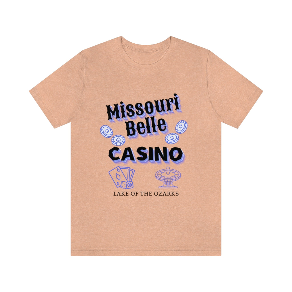 Missouri Belle Casino Lake of the Ozarks Unisex Jersey Short Sleeve Tee