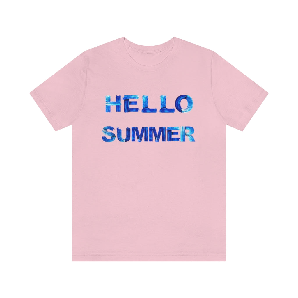 Hello Summer Unisex Jersey Short Sleeve Tee