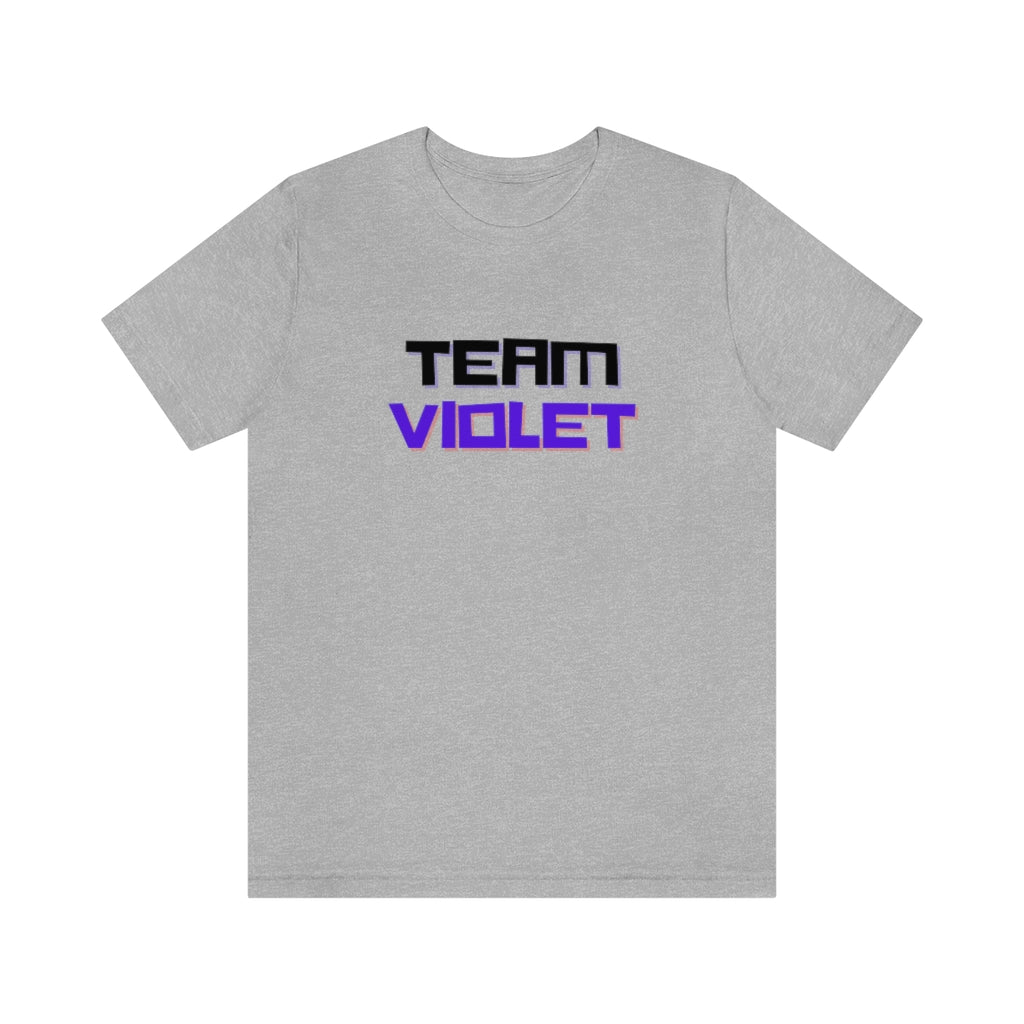Team Violet Unisex Jersey Short Sleeve Tee