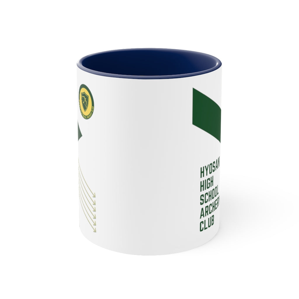 Hyosan High School Archery Club Accent Coffee Mug, 11oz