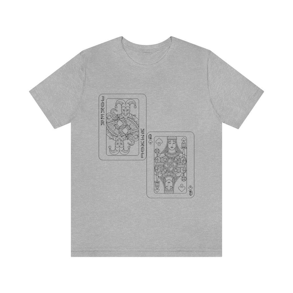 Joker and Queen Unisex Jersey Short Sleeve Tee