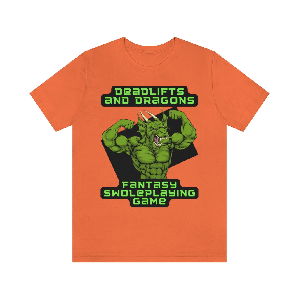 Deadlifts and Dragons Unisex Jersey Short Sleeve Tee