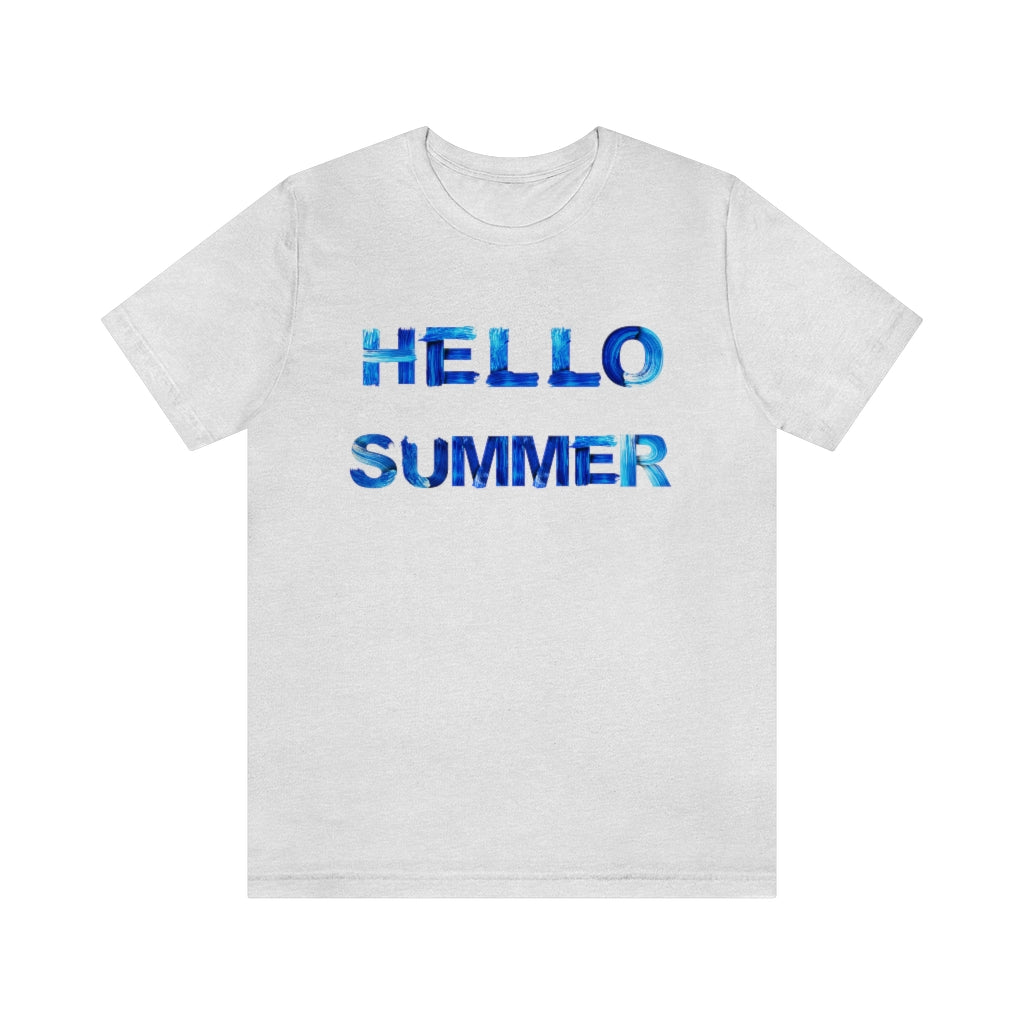 Hello Summer Unisex Jersey Short Sleeve Tee