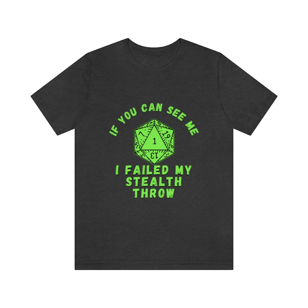 Failed Stealth Throw Unisex Jersey Short Sleeve Tee