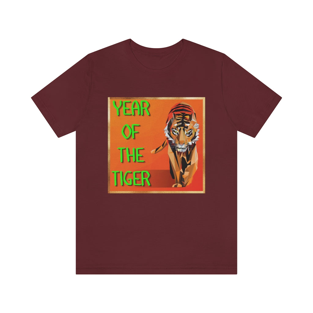 Year of the Tiger Chinese New Year Unisex Jersey Short Sleeve Tee