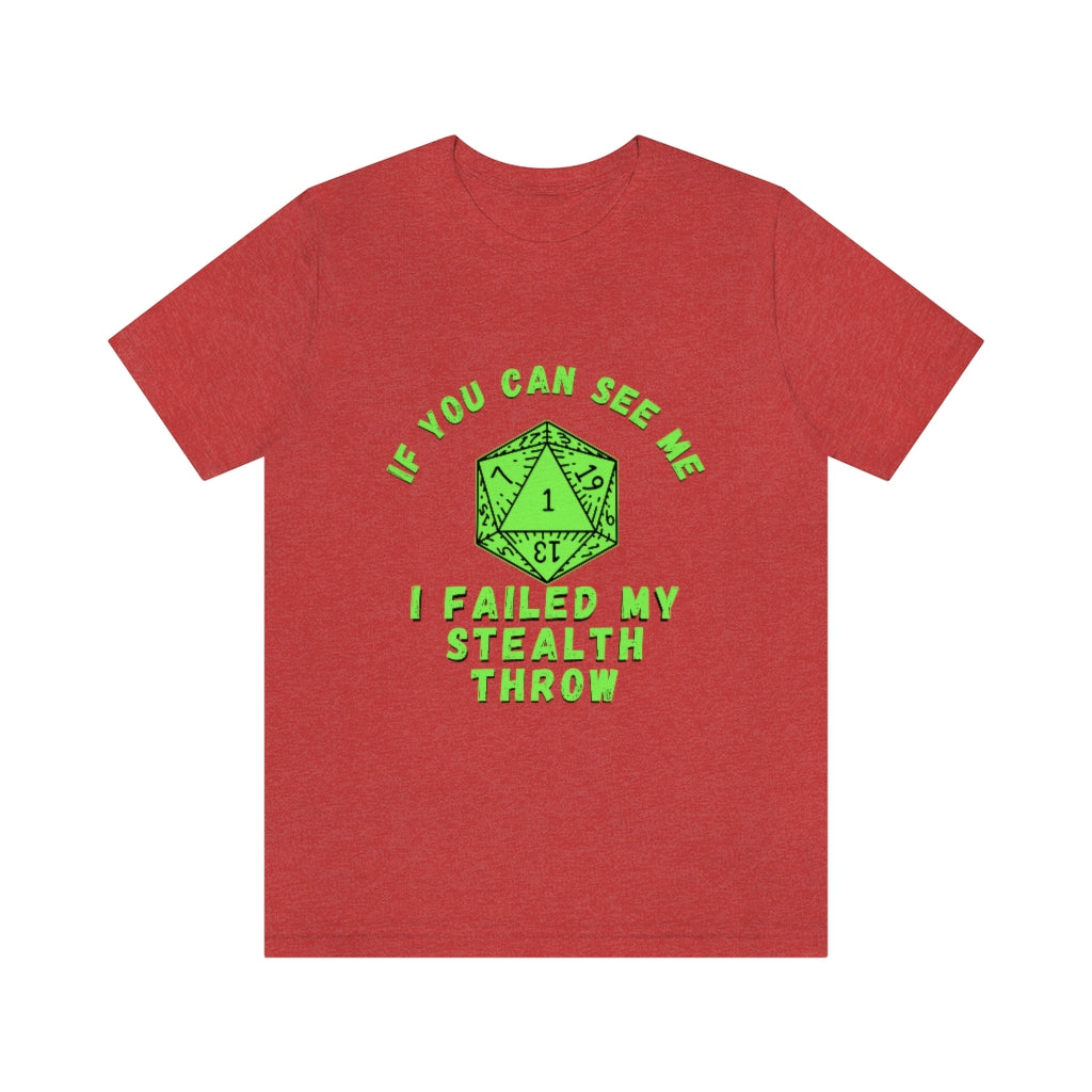 Failed Stealth Throw Unisex Jersey Short Sleeve Tee