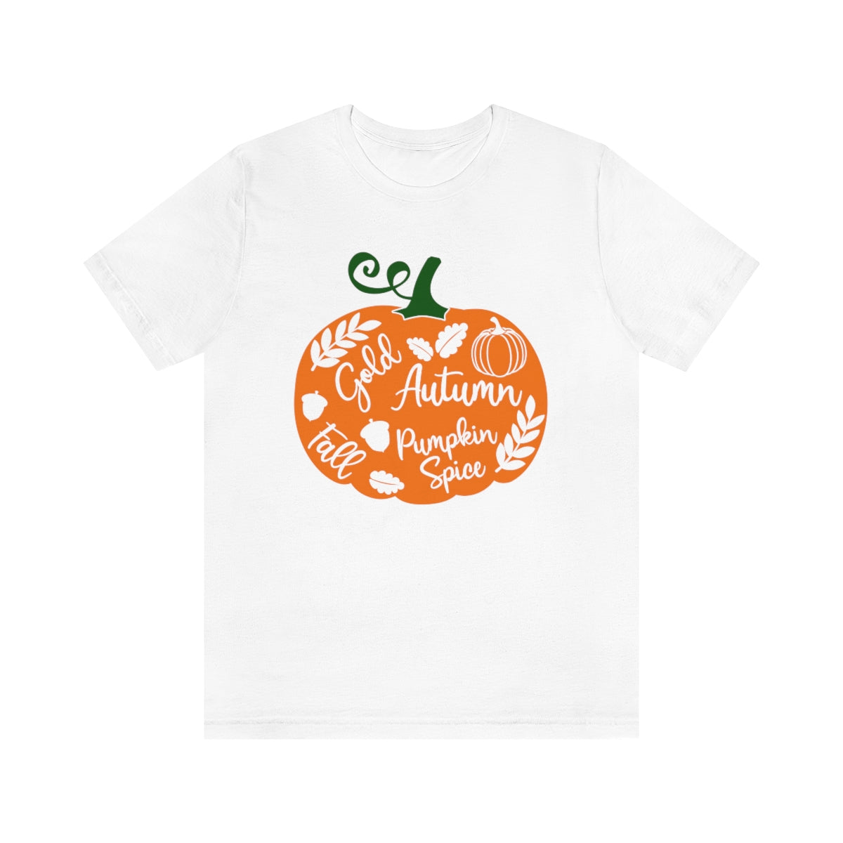 Pumpkin Autumn Fall Unisex Jersey Short Sleeve Tee