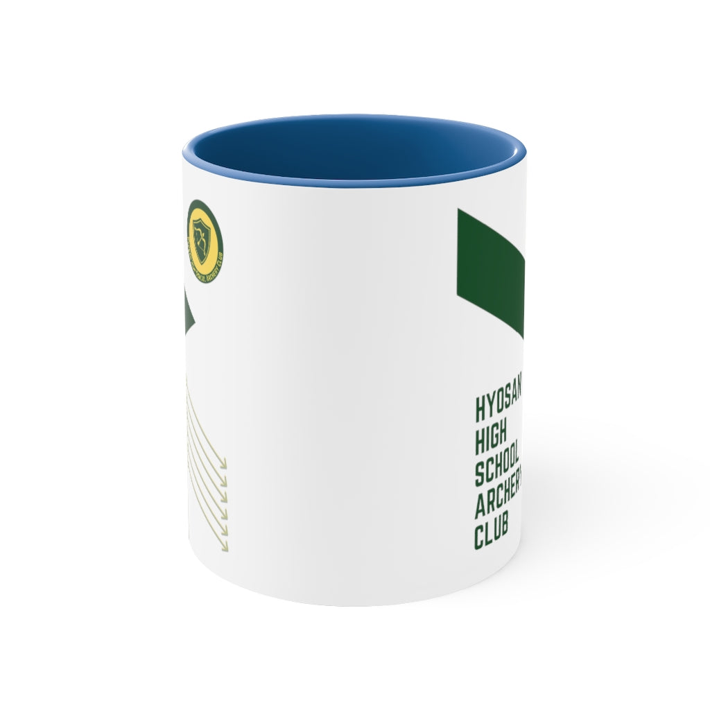 Hyosan High School Archery Club Accent Coffee Mug, 11oz