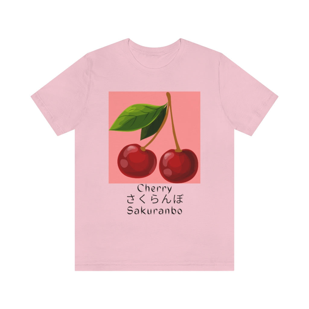 Cherry Sakuranbo Unisex Jersey Short Sleeve Tee