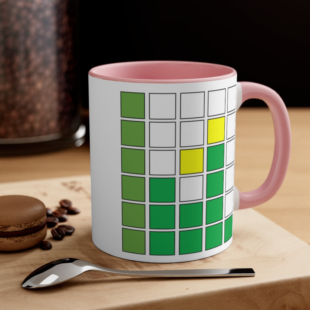 Daily Funny Gift Accent Coffee Mug, 11oz Inspired by Wordle