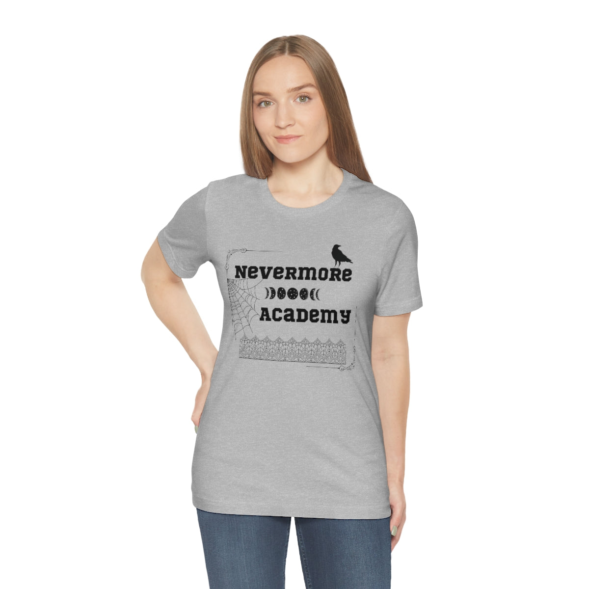 Nevermore Academy Unisex Jersey Short Sleeve Tee