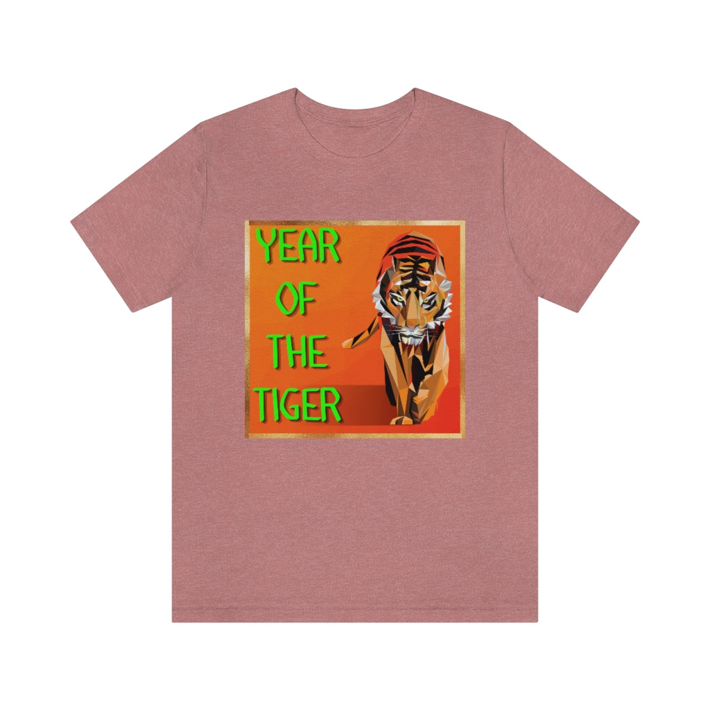 Year of the Tiger Chinese New Year Unisex Jersey Short Sleeve Tee