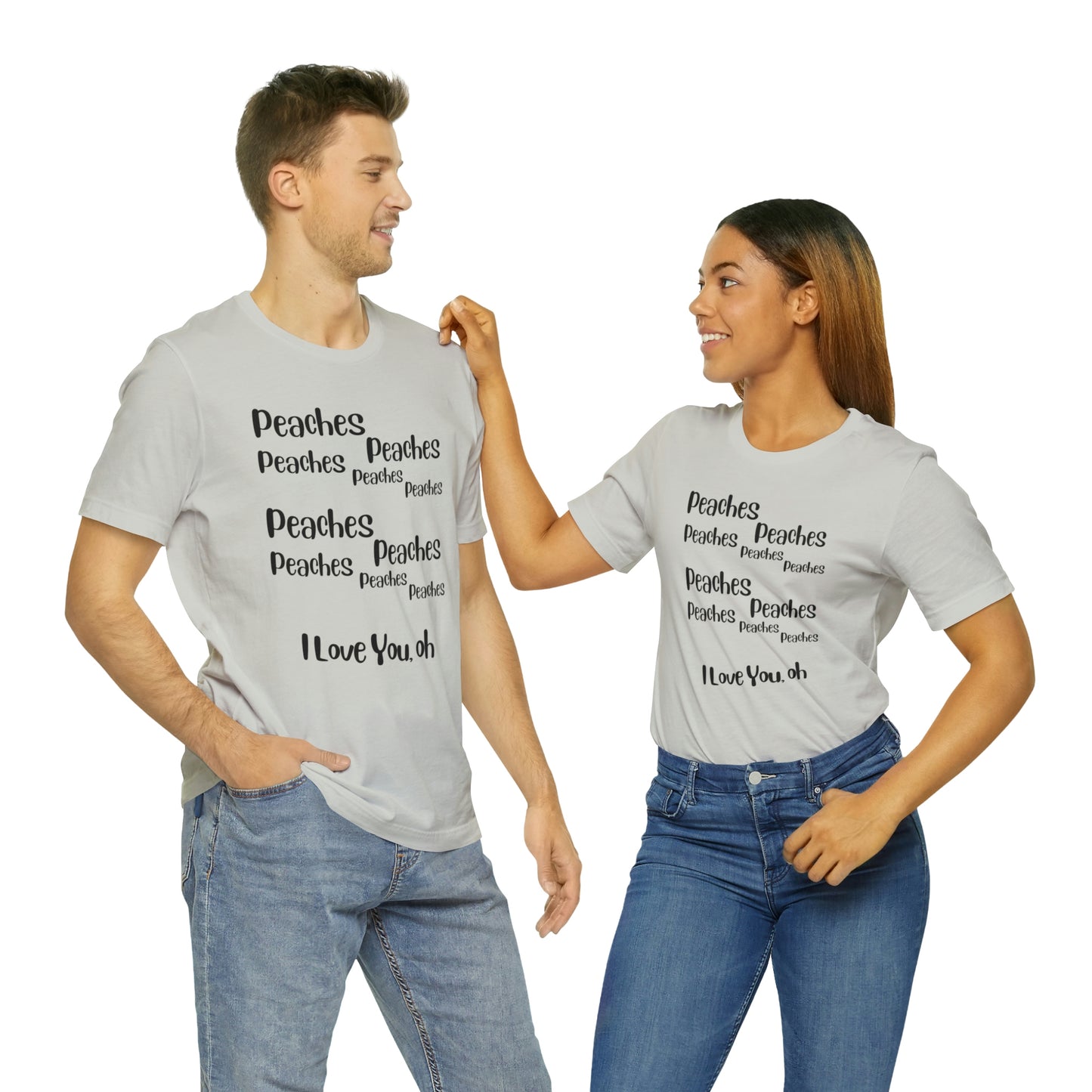Peaches Unisex Jersey Short Sleeve Tee