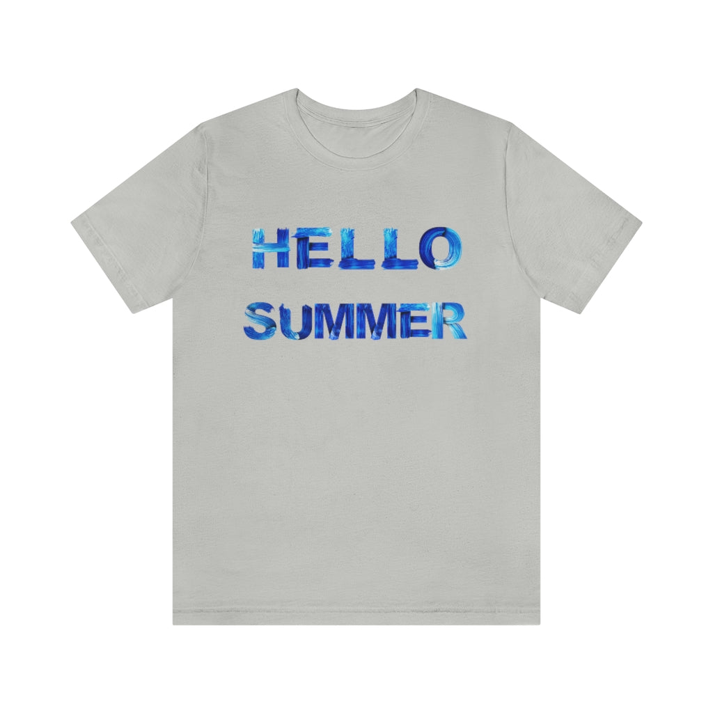 Hello Summer Unisex Jersey Short Sleeve Tee