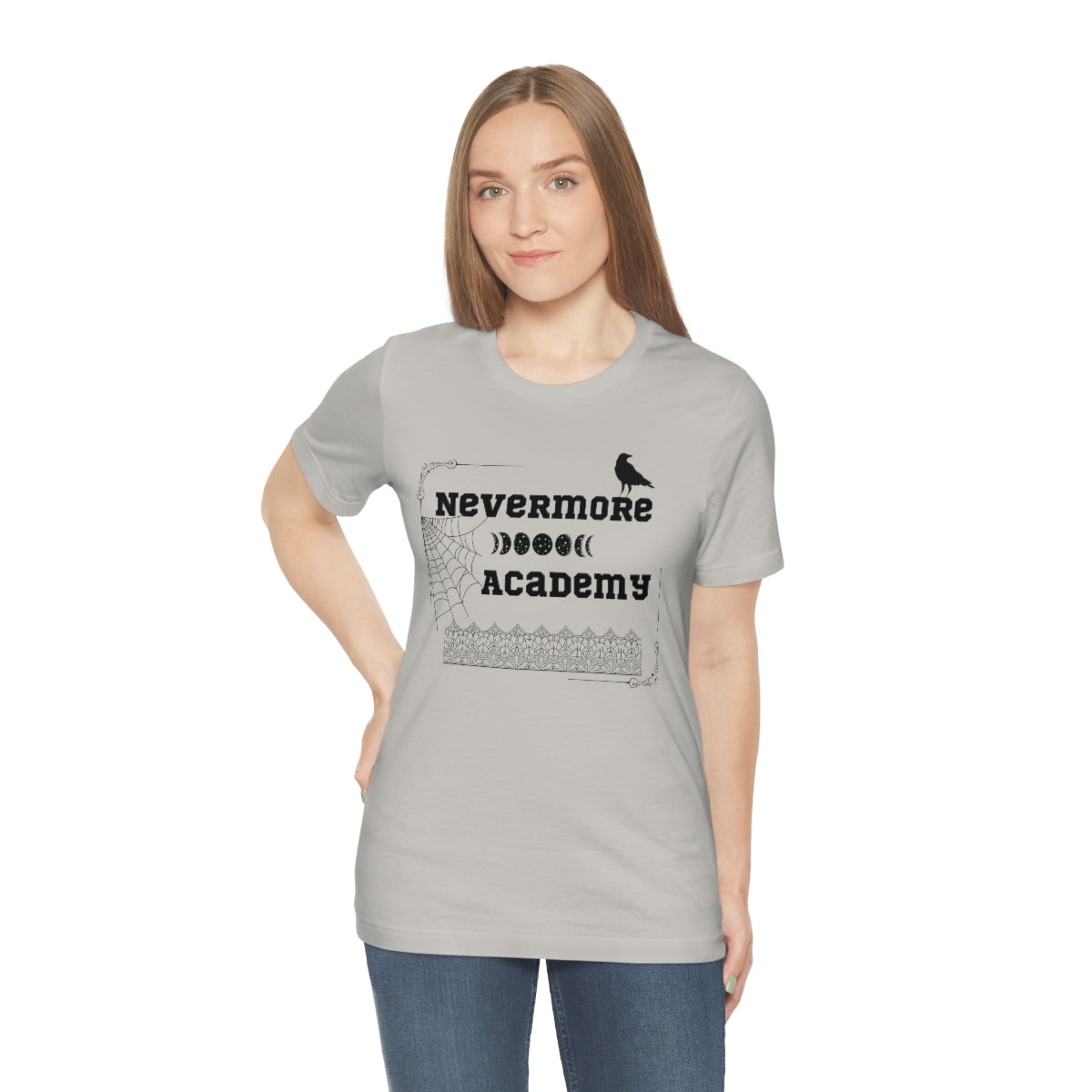 Nevermore Academy Unisex Jersey Short Sleeve Tee