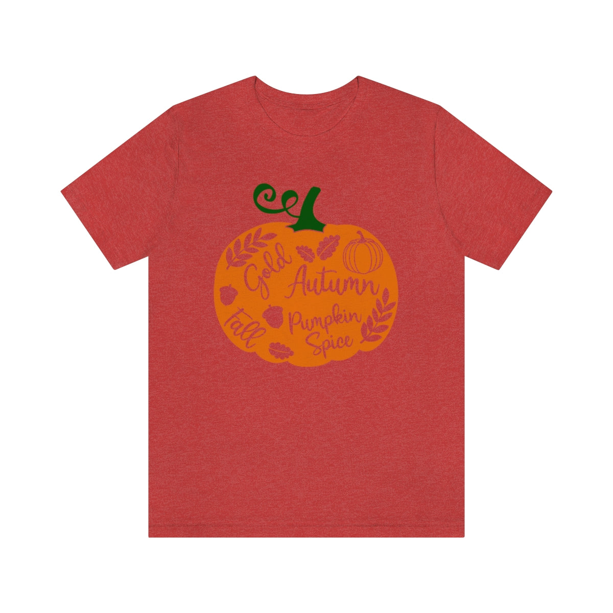 Pumpkin Autumn Fall Unisex Jersey Short Sleeve Tee