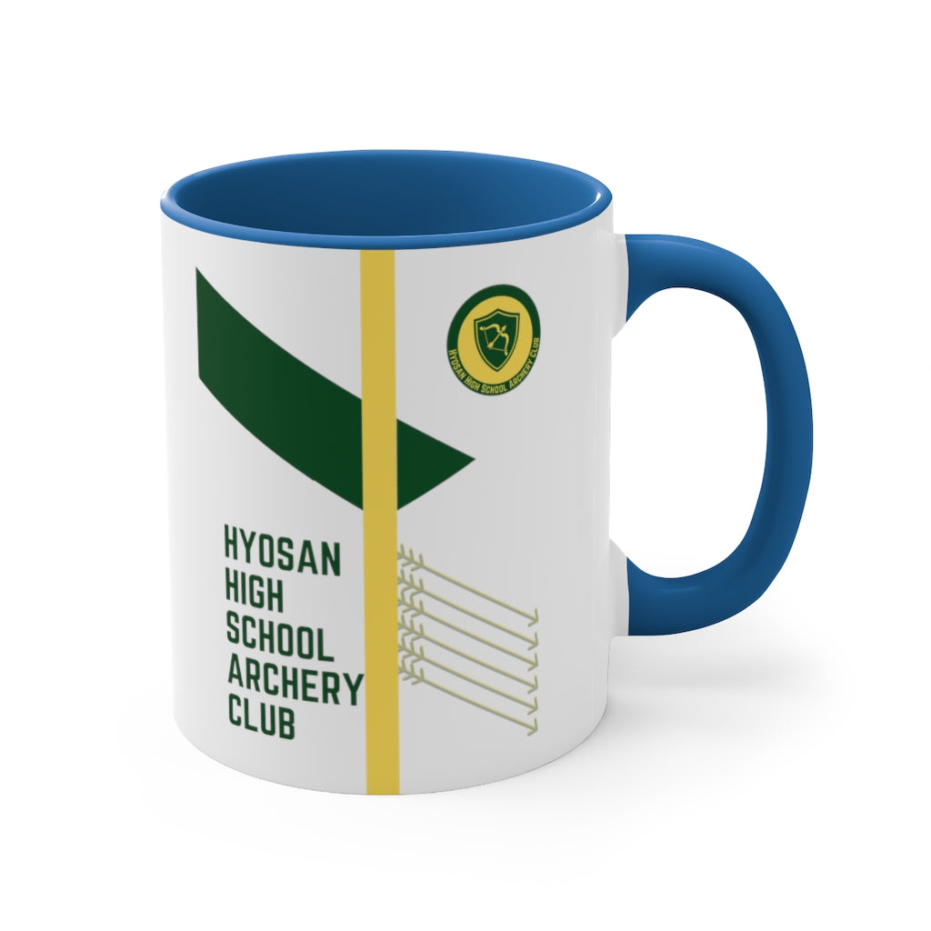 Hyosan High School Archery Club Accent Coffee Mug, 11oz