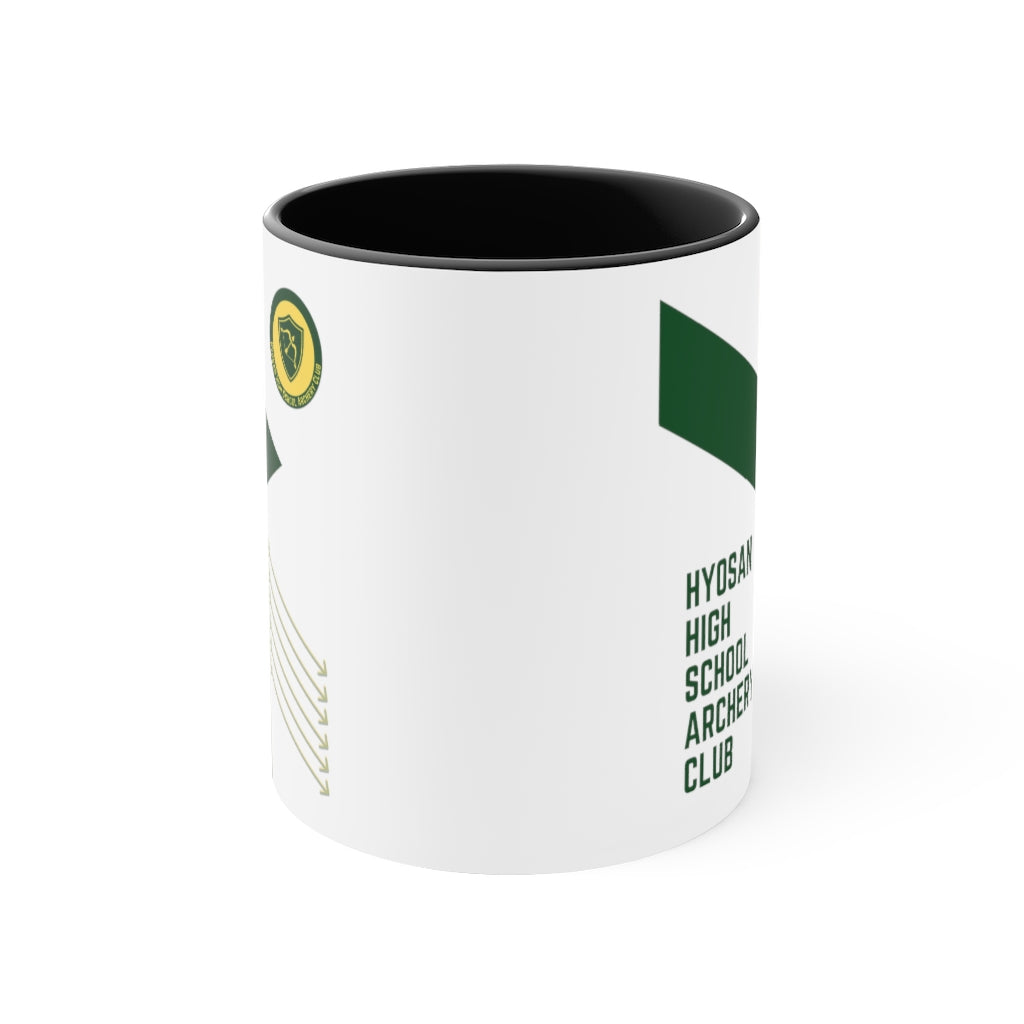 Hyosan High School Archery Club Accent Coffee Mug, 11oz