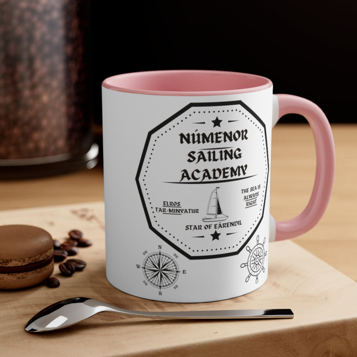 Numenor Sailing Academy Accent Coffee Mug, 11oz