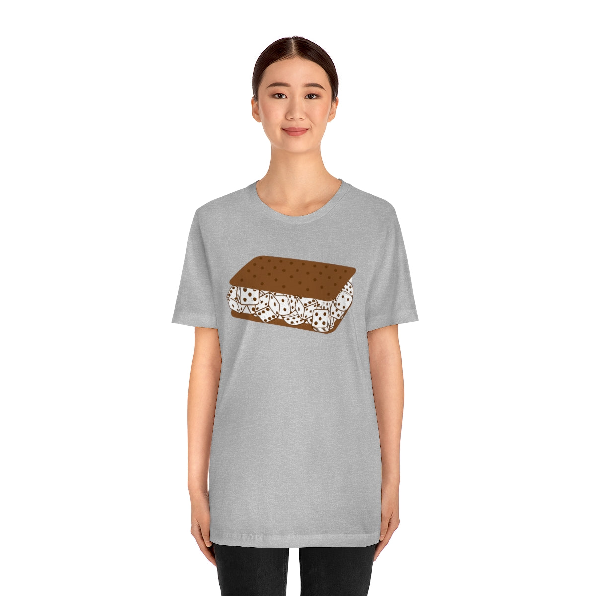 Dice Cream Sandwich Unisex Jersey Short Sleeve Tee
