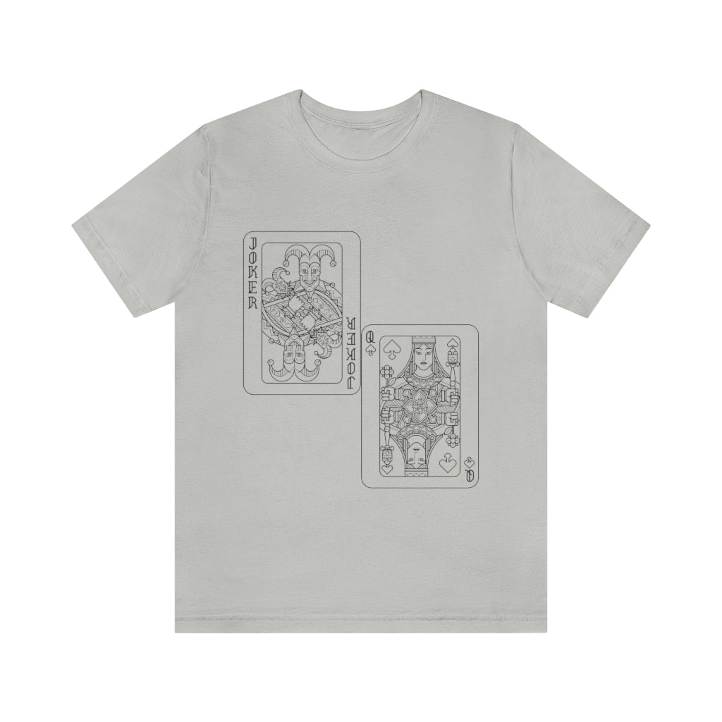 Joker and Queen Unisex Jersey Short Sleeve Tee