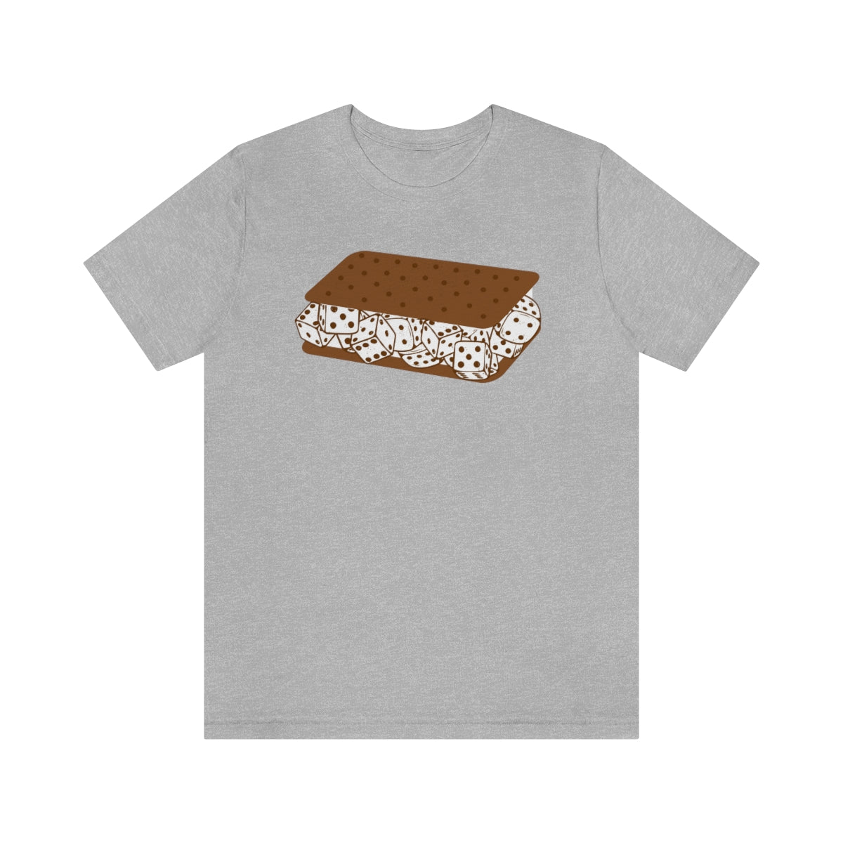Dice Cream Sandwich Unisex Jersey Short Sleeve Tee